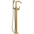 thumbnail image 1 of Delta T4776-Fl Stryke Floor Mounted Tub Filler - Lumicoat Champagne Bronze, 1 of 2