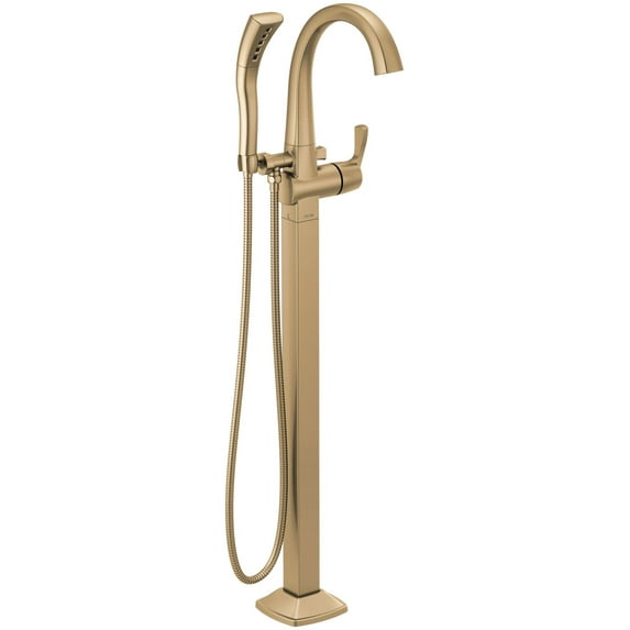 Delta T4777-Fl Stryke Floor Mounted Tub Filler - Bronze