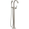 thumbnail image 1 of Delta T4777-Fl Stryke Floor Mounted Tub Filler - Lumicoat Stainless, 1 of 1