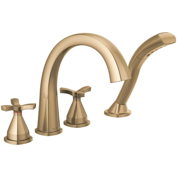 Delta T47776 Stryke Deck Mounted Roman Tub Filler - Bronze