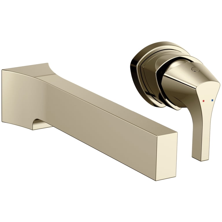 ザルバ Delta T574LF-PNWL Zura 1.2 GPM Wall Mounted Bathroom Faucet