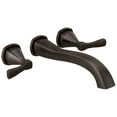 thumbnail image 1 of Delta T5776-Wl Stryke Double Handle Wall Mounted Tub Filler Trim - Bronze, 1 of 1