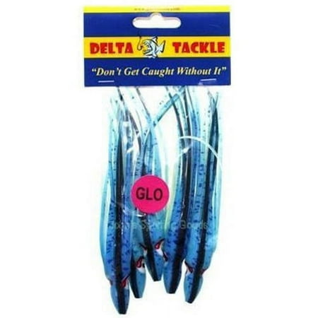 Delta Tackle Squid Hoochy 4.5"