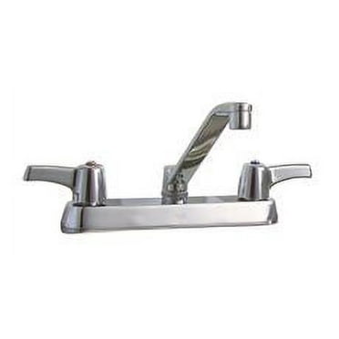 Delta Teck Deckmount 2 Handle Kitchen Faucet 8'' Center Lead Free