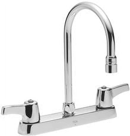Delta Teck Deckmount 2 Handle Kitchen Faucet 8'' Center Lead Free