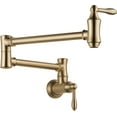 thumbnail image 1 of Delta 1177Lf Traditional Wall Mounted Pot Filler - Bronze, 1 of 7