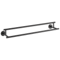 thumbnail image 1 of Delta Trinsic 24" Double Towel Bar, Matte Black, 1 of 3