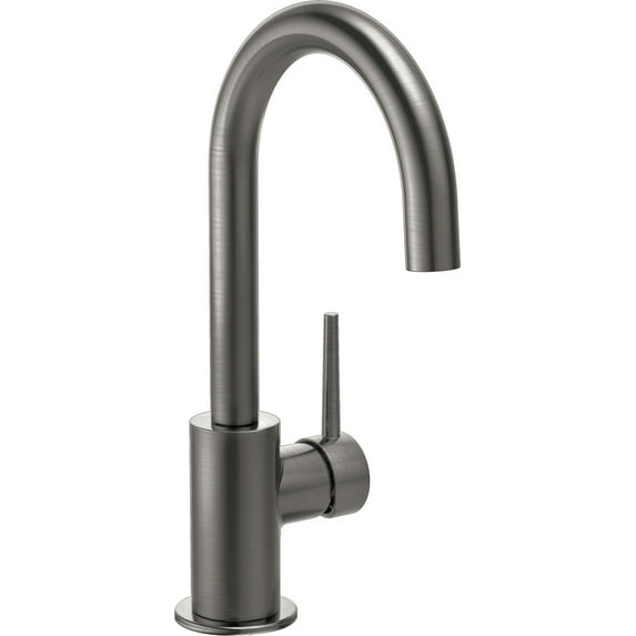 Delta Trinsic Contemporary Bar Faucet, Black Stainless