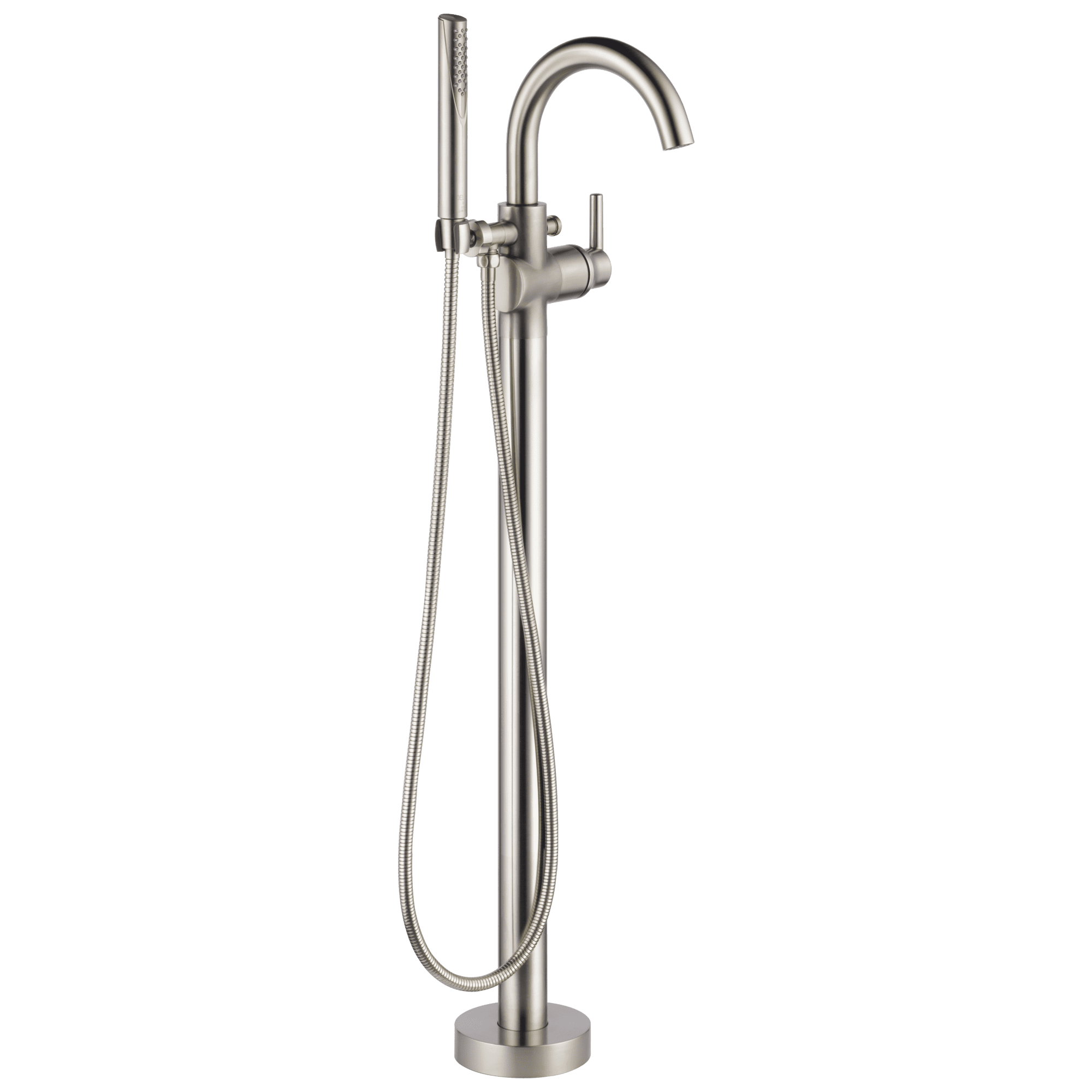 Stainless Steel Freestanding Tub Filler with Handshower