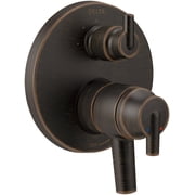 Delta Trinsic Contemporary Two Handle Monitor 17 Series Valve Trim with 3-Setting Integrated Diverter, Venetian Bronze