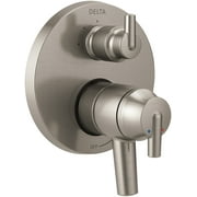 Delta Trinsic Contemporary Two Handle Monitor 17 Series Valve Trim with 3-Setting Integrated Diverter in Stainless T27859-SS