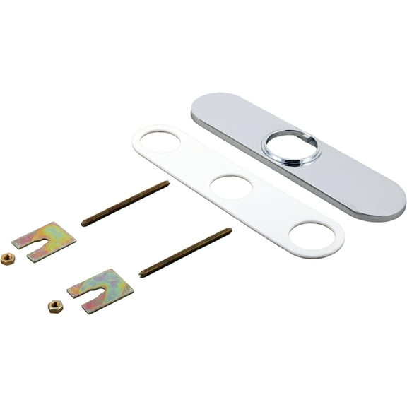 Delta Trinsic Escutcheon & Gasket - 8" in Chrome