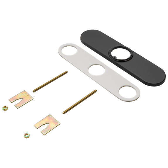 Delta Trinsic Escutcheon & Gasket - 8" in Matte Black