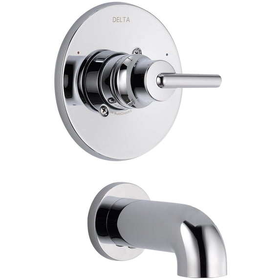 Delta Trinsic Monitorî 14 Series Tub Trim in Chrome
