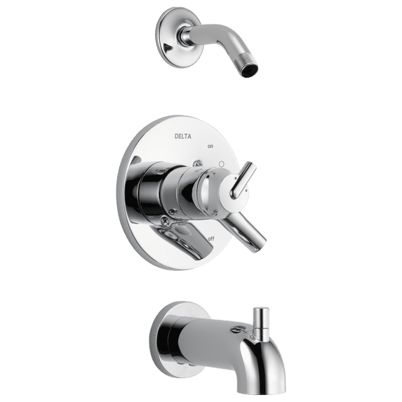 Delta Trinsic Monitor 17 Series Tub & Shower Trim - Less Shower Head, Chrome