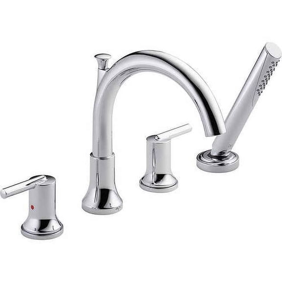 Delta Trinsic Roman Tub with Hand Shower Trim, Chrome