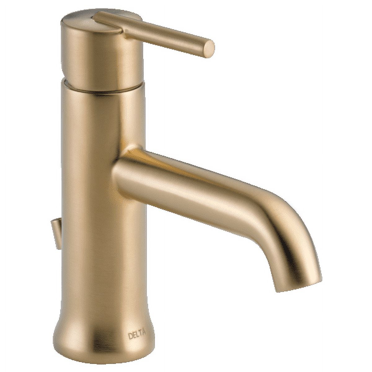 Delta Trinsic Modern Stainless Steel & Bronze Bathroom Faucet