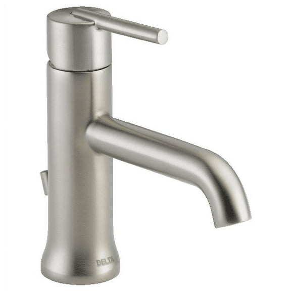 Delta Trinsic Single Handle Bathroom Faucet in Stainless 559LF-SSMPU