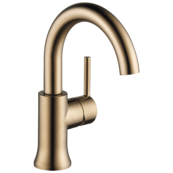 Delta Trinsic Single Handle High-Arc Spout Bathroom Faucet in Champagne Bronze 559HA-CZ-DST