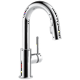 thumbnail image 1 of Delta Trinsic Single Handle Pull-Down Bar / Prep Faucet in Chrome 9959-DST, 1 of 10