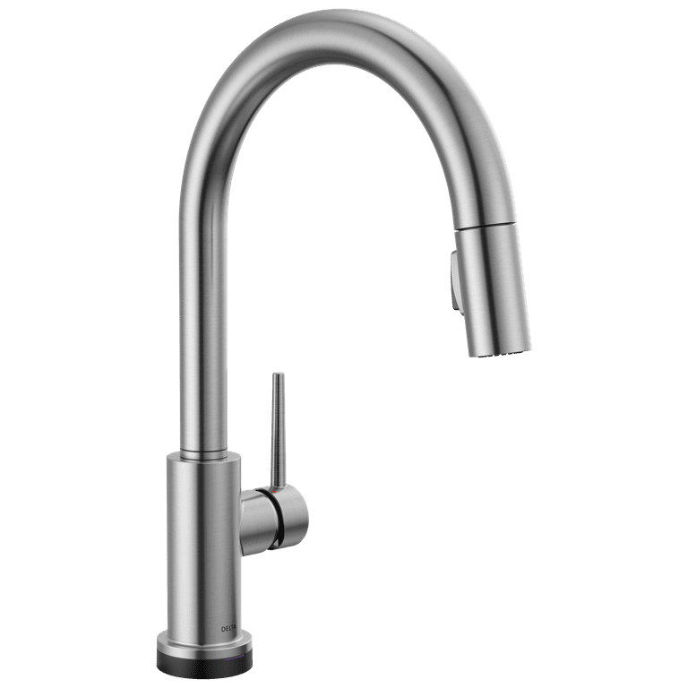 Delta Addison Touch2O Arctic Stainless 1-Handle Deck-Mount Pull-Down Touch Kitchen Faucet (Deck Plate Included) Delta Addison Touch2O Arctic Stainless 1-Handle Deck-Mount Pull-Down Touch Kitchen Faucet (Deck Plate Included)