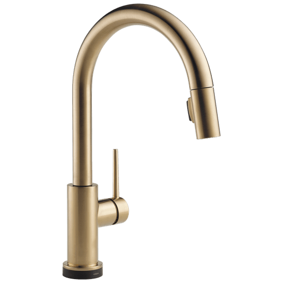 Delta Trinsic Single Handle Pull-Down Kitchen Faucet with Touch2O® Technology in Champagne Bronze 9159T-CZ-DST