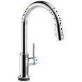 thumbnail image 1 of Delta Trinsic Single Handle Pull-Down Kitchen Faucet with Touch2OÂ® Technology in Chrome 9159T-DST, 1 of 10