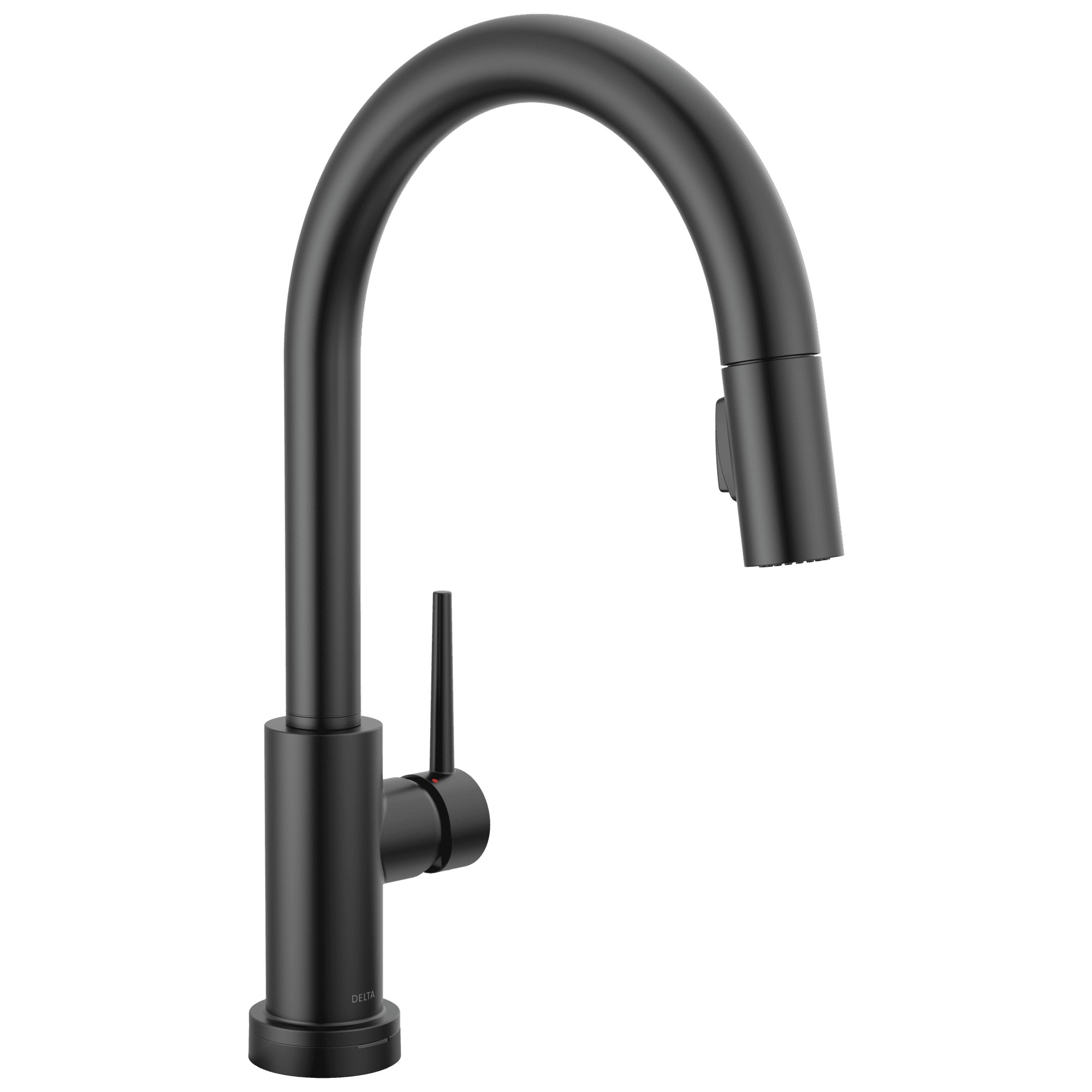 Matte Black Stainless Steel Pull-Down Kitchen Faucet with Touch Control