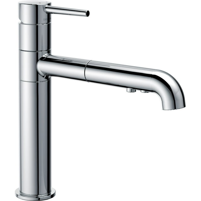 Delta Trinsic Single Handle Pull-Out Kitchen Faucet, Chrome