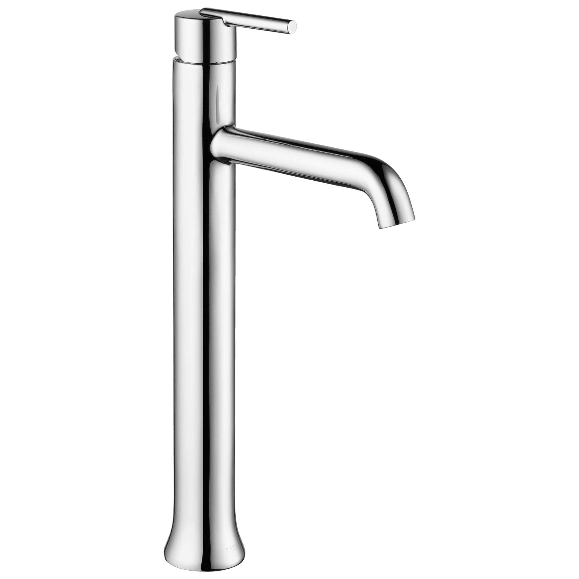 Sleek Modern 13.5" Chrome Zinc Single Hole Vessel Faucet