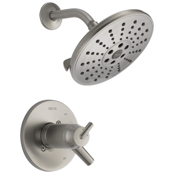 Delta Trinsic TempAssureÂ® 17T Series H2OkineticÂ® Shower Trim in Stainless T17T259-SSH2O