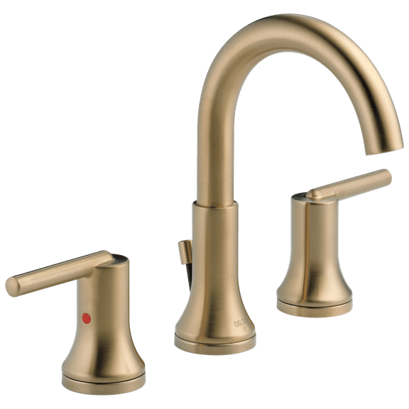 Delta Trinsic Two Handle Widespread Bathroom Faucet in Champagne Bronze 3559-CZMPU-DST
