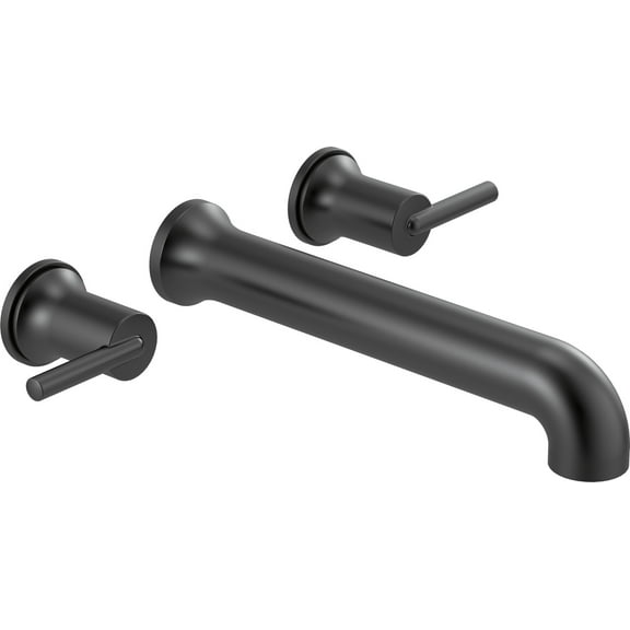 Delta Trinsic Wall Mounted Tub Filler, Matte Black