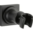thumbnail image 1 of Delta U4010-Pk Square Adjustable Wall Mounted Hand Shower Holder - Black, 1 of 2