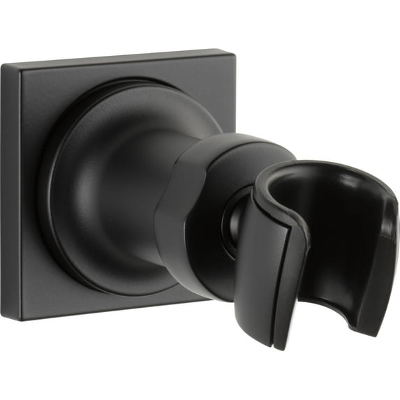 Delta U4010-Pk Square Adjustable Wall Mounted Hand Shower Holder - Black