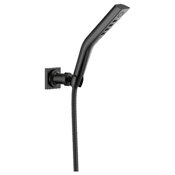 Delta Universal Showering Components 3-Setting Wall Mount Hand Shower in Matte Black