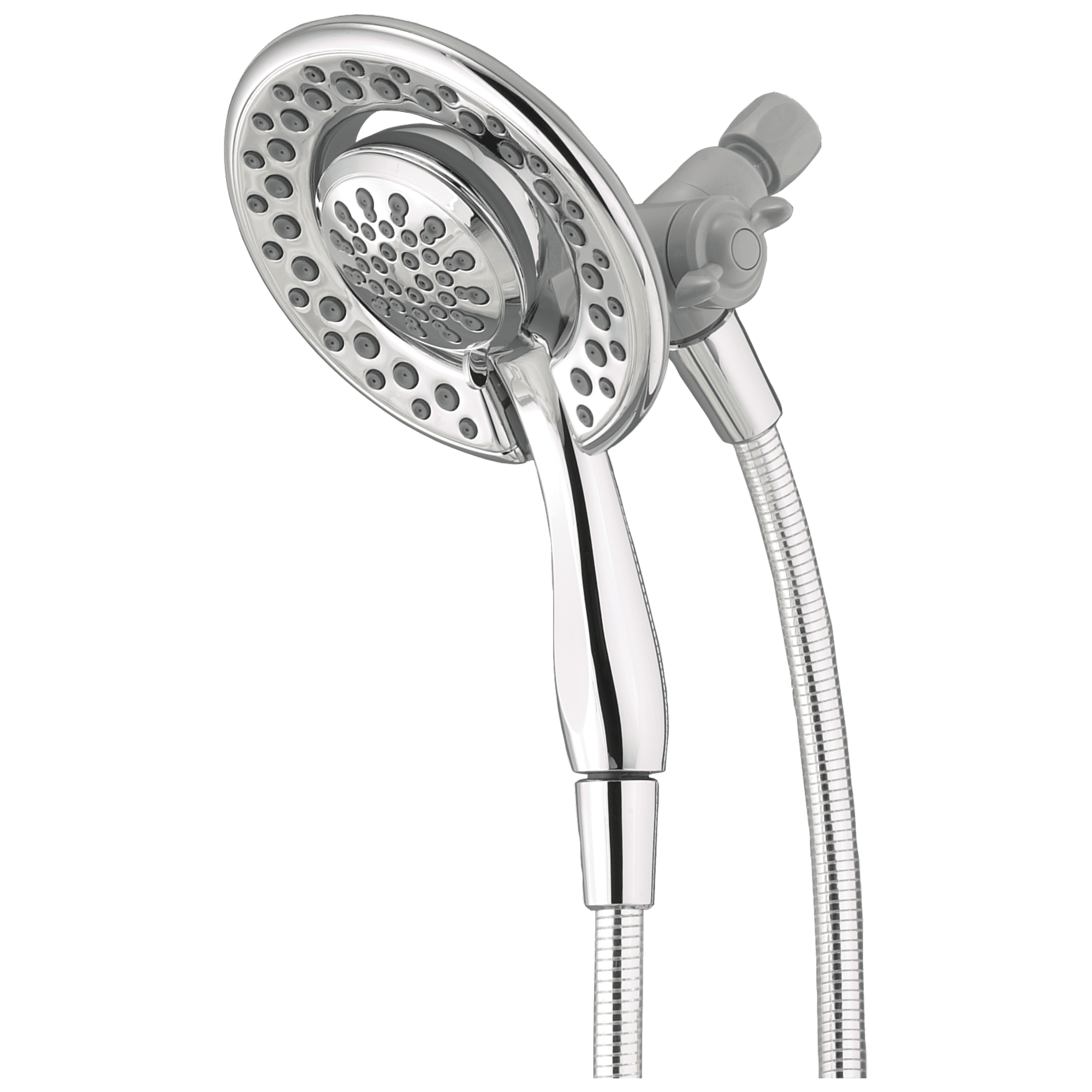 Chrome Dual Handheld and Rain Shower Head with Filter