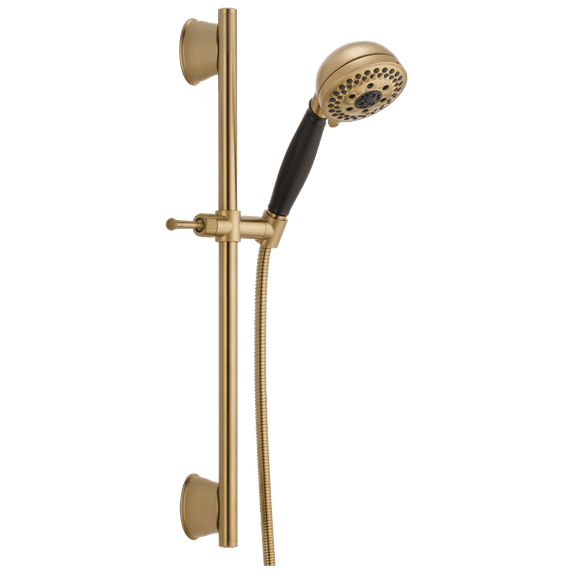 Delta Universal Showering Components 5-Setting Slide Bar Hand Shower in Champagne Bronze
