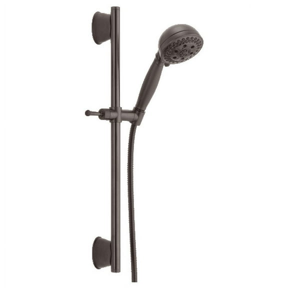 Delta Universal Showering Components 5-Setting Slide Bar Hand Shower in Venetian Bronze