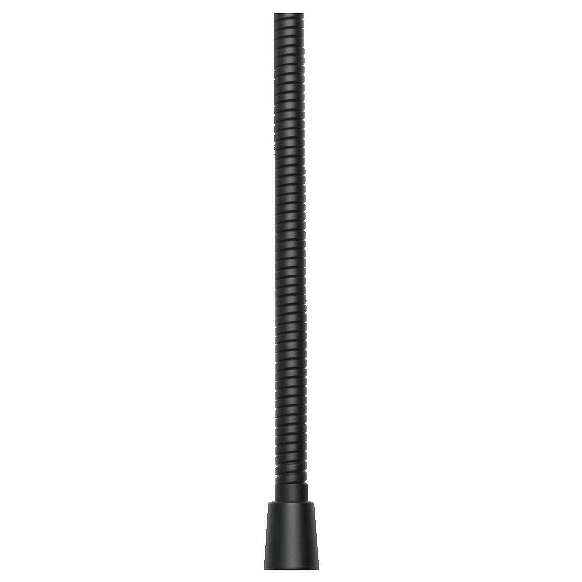 Stretchable Matte Black Stainless Steel Hand Shower Hose, 60-82 inches