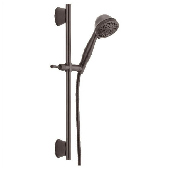 Delta Universal Showering Components 7-Setting Slide Bar Hand Shower in Venetian Bronze