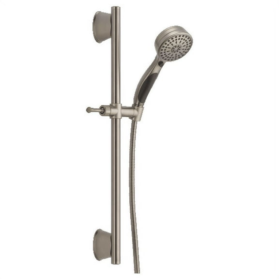 Delta Universal Showering Components ActivTouchÃÃÂ® 9-Setting Slide Bar Hand Shower in Stainless