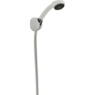Delta Universal Showering Components Fundamentals 4-Setting Fixed Wall Mount Hand Shower White