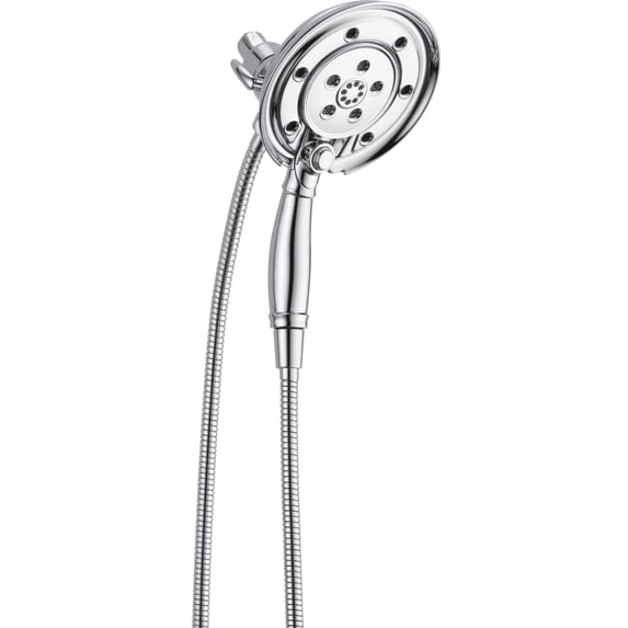 Delta Universal Showering Components H2Okinetic® In2ition® 4-Setting Two-in-One Shower in Chrome 58471-PK