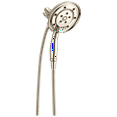 thumbnail image 1 of Delta Universal Showering Components H2OkineticÂ® In2itionÂ® 4-Setting Two-in-One Shower in Polished Nickel 58471-PN-PK, 1 of 2