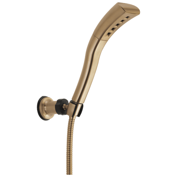 Delta Universal Showering Components: H2Okinetic® Single-Setting Adjustable Wall Mount Hand Shower