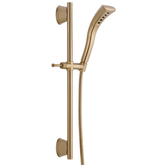 Delta Universal Showering Components: H2Okinetic® Single-Setting Slide Bar Hand Shower