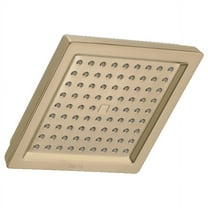 Delta Universal Showering Components Single-Setting Raincan Shower Head in Champagne Bronze