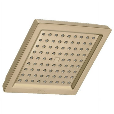 Delta Universal Showering Components Single-Setting Raincan Shower Head in Champagne Bronze