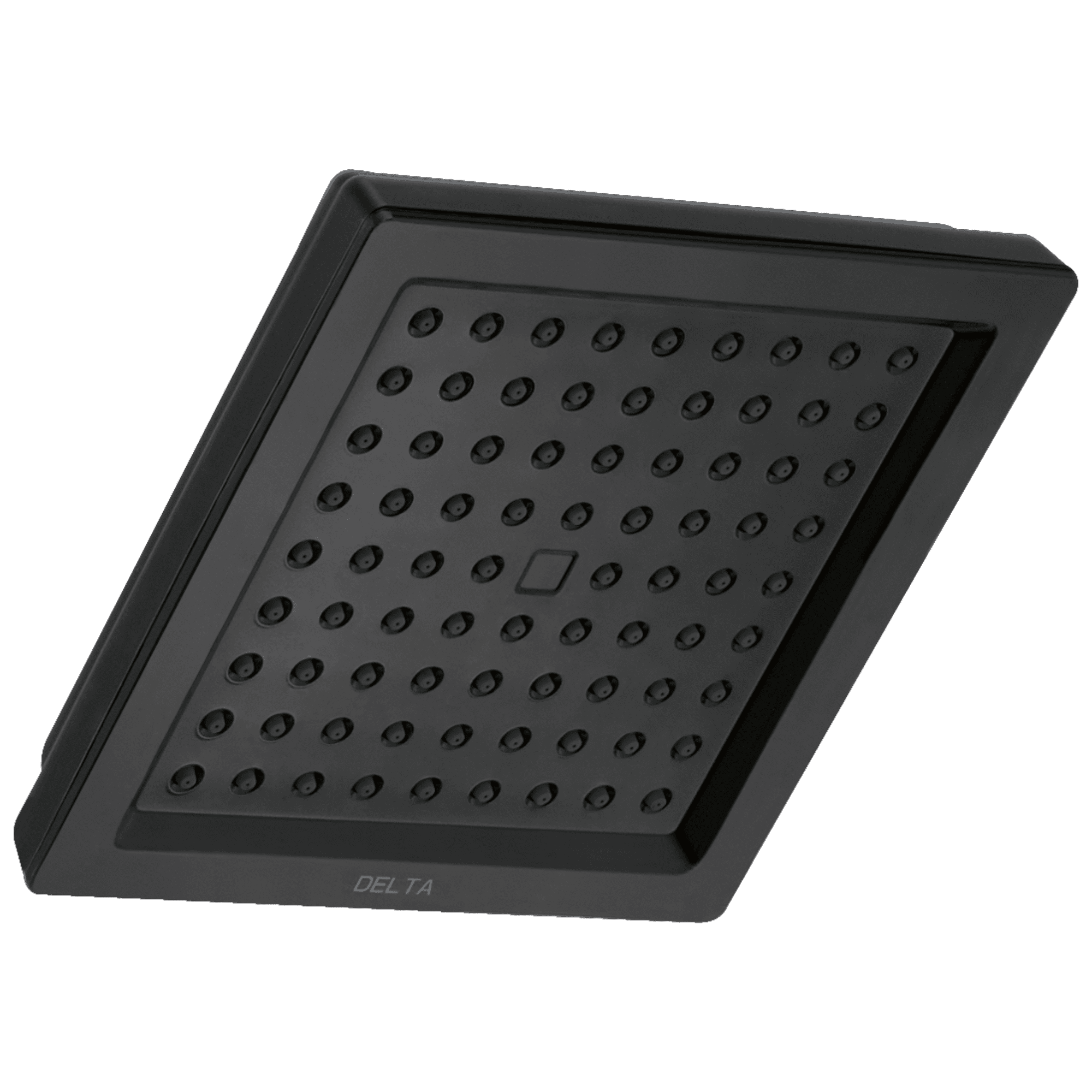 Matte Black Square Wall Mounted Rain Shower Head